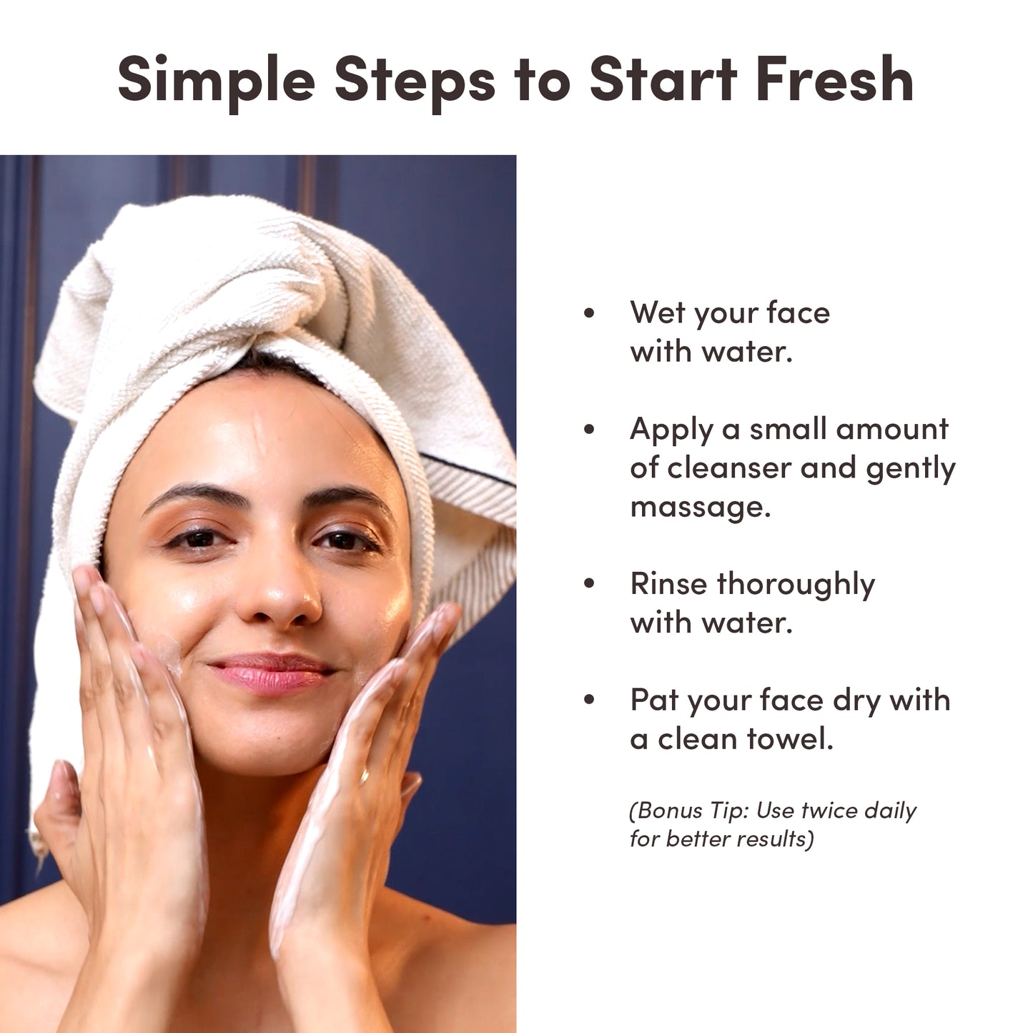 Claymi Miracle Face Cleanser – Gentle Hydration and Brightening with Niacinamide, Aloe Vera and D-Panthenol