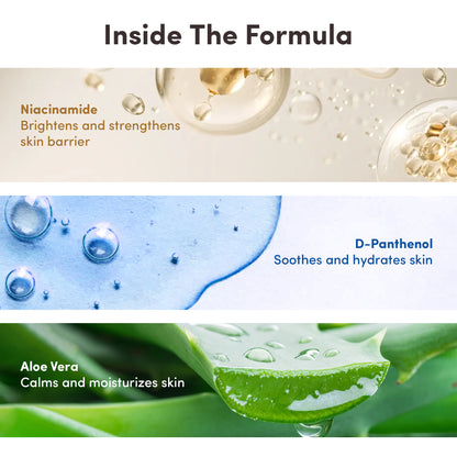 Claymi Miracle Face Cleanser – Gentle Hydration and Brightening with Niacinamide, Aloe Vera and D-Panthenol
