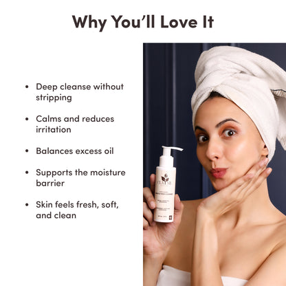 Claymi Miracle Face Cleanser – Gentle Hydration and Brightening with Niacinamide, Aloe Vera and D-Panthenol