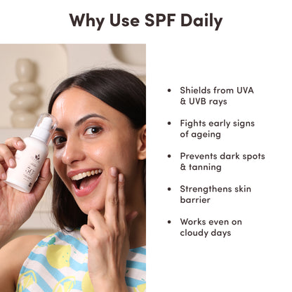Claymi Ultra Shield Sunscreen SPF 50+ PA+++  High Protection with Bakuchiol, Rice Water and Korean Ginseng