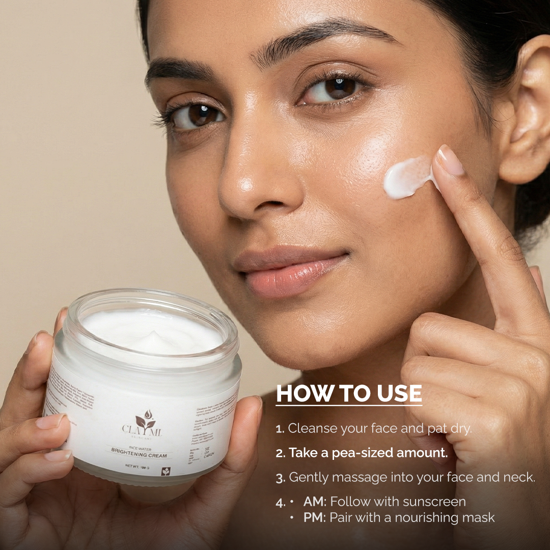 Claymi Rice Water Brightening Cream